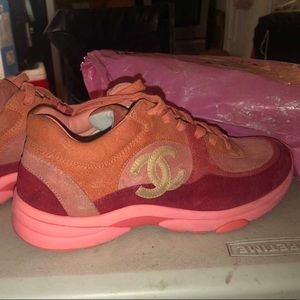 Chanel pink Suede Limited edition